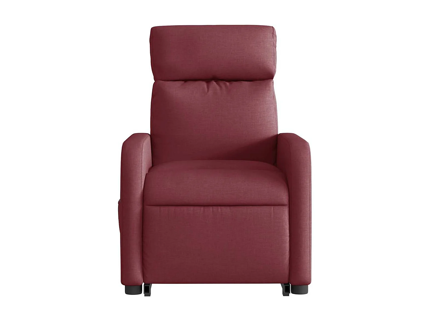 Sillón de relax | Sillón reclinable de masaje elevable tela rojo tinto SHL5466