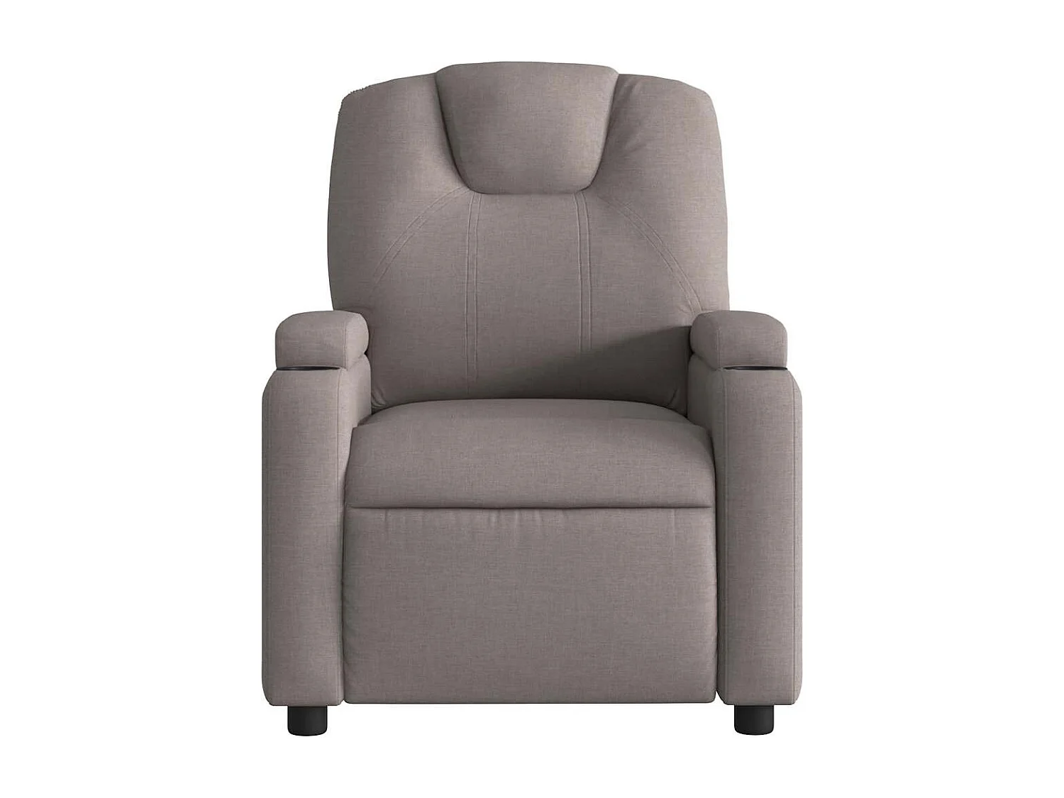 Sillón de relax | Sillón reclinable de masaje eléctrico tela gris taupe SHL9131