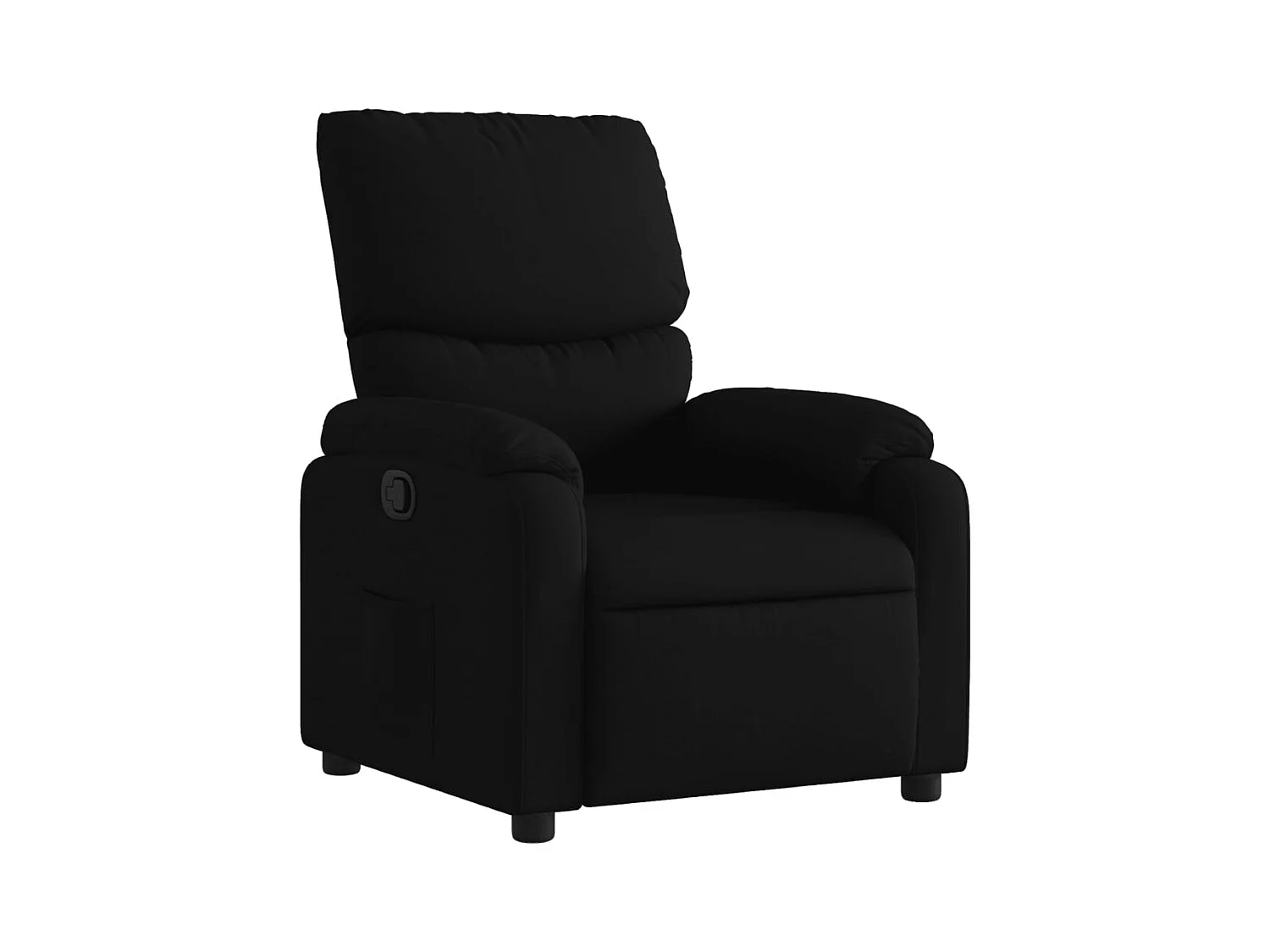 Fauteuil inclinable-Fauteuil salon Noir Tissu SHL2212