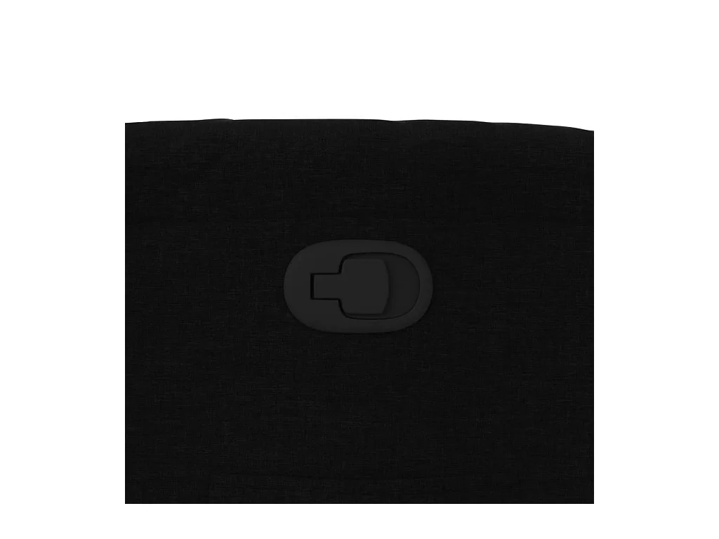 Fauteuil inclinable-Fauteuil salon Noir Tissu SHL2212