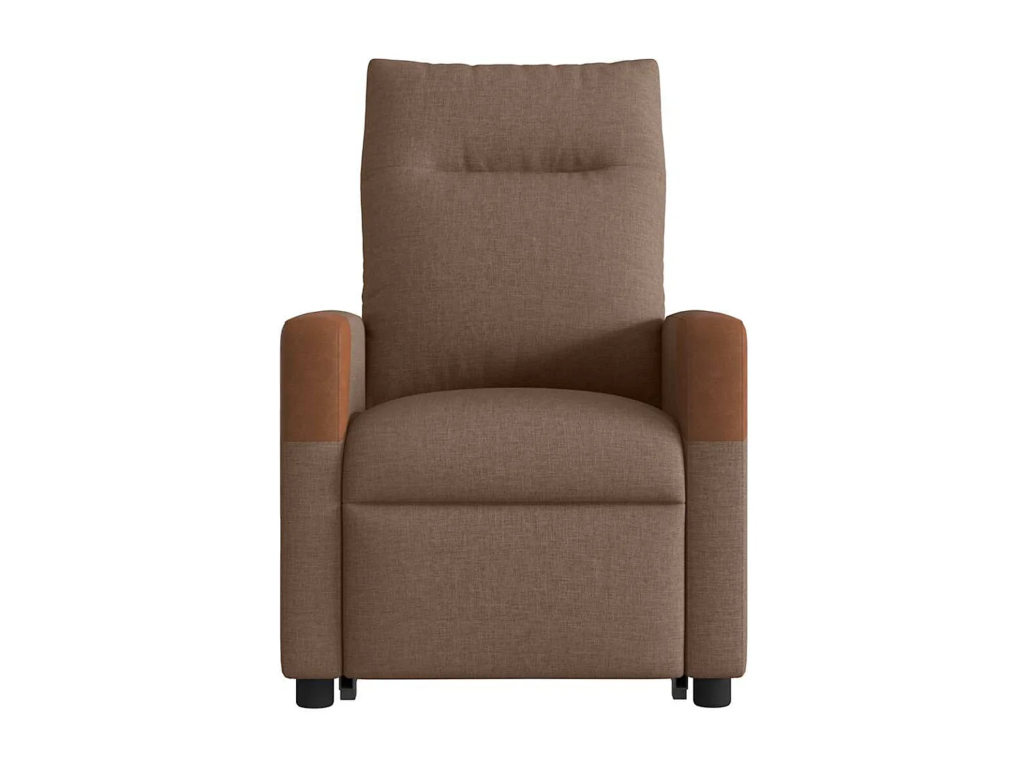Fauteuil inclinable-Chaise de relax-Fauteuil de Massage Marron Tissu SHL1103