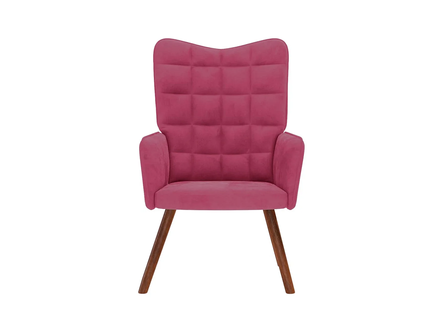 Fauteuil de Salon-Chaise de relaxation moderne Rouge bordeaux Velours SHL3580