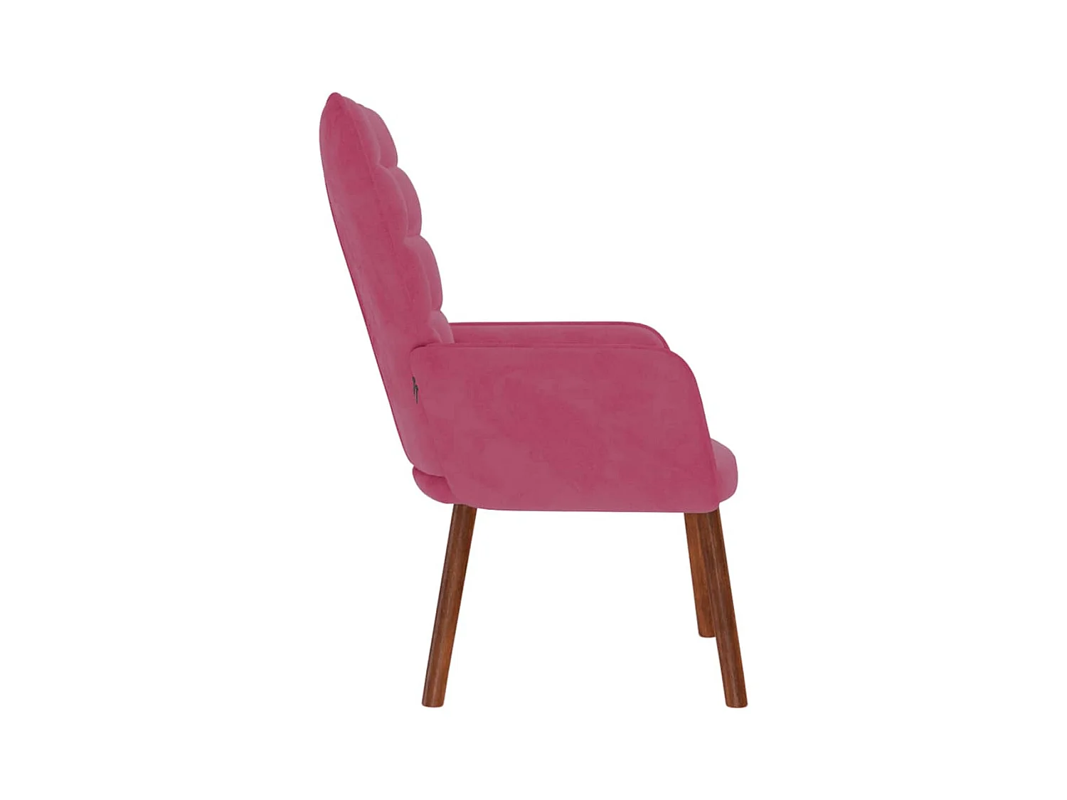 Fauteuil de Salon-Chaise de relaxation moderne Rouge bordeaux Velours SHL3580