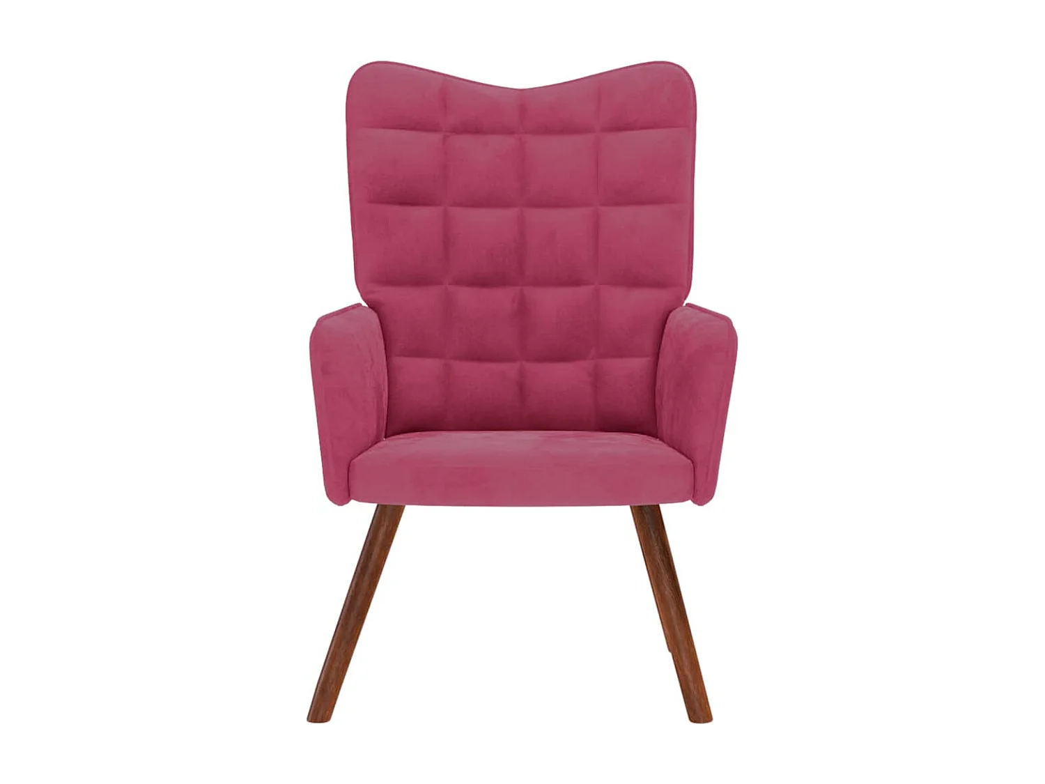 Fauteuil de Salon-Chaise de relaxation moderne Rouge bordeaux Velours SHL3580