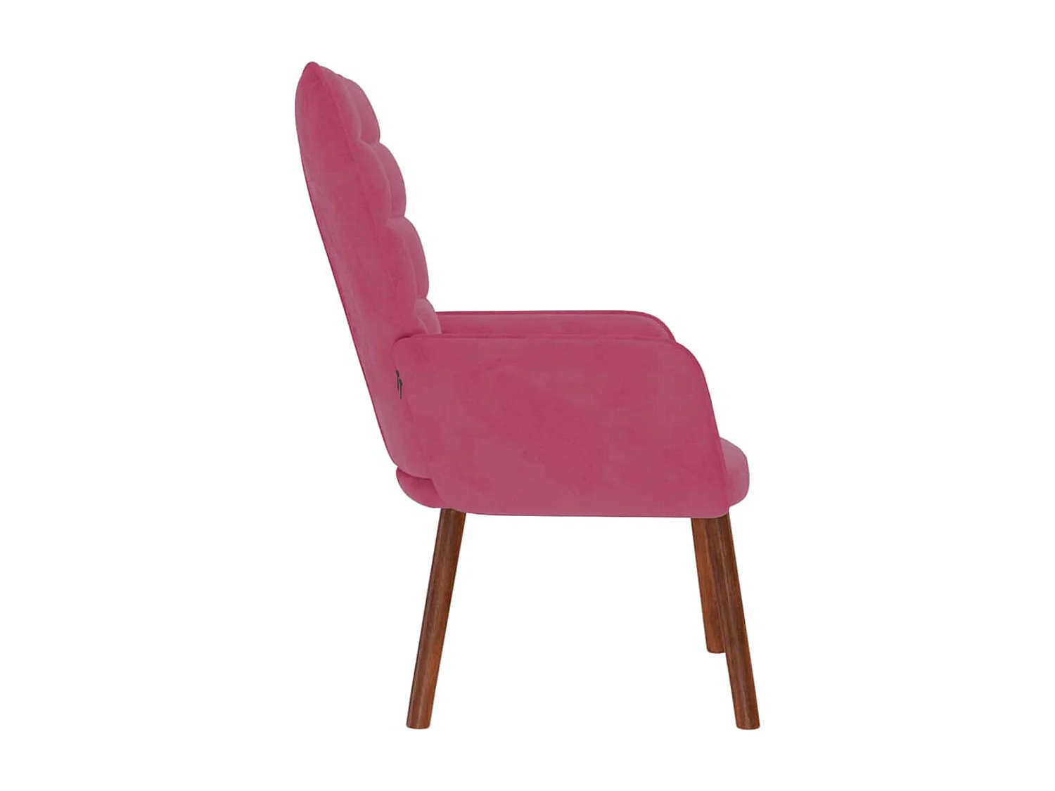 Fauteuil de Salon-Chaise de relaxation moderne Rouge bordeaux Velours SHL3580