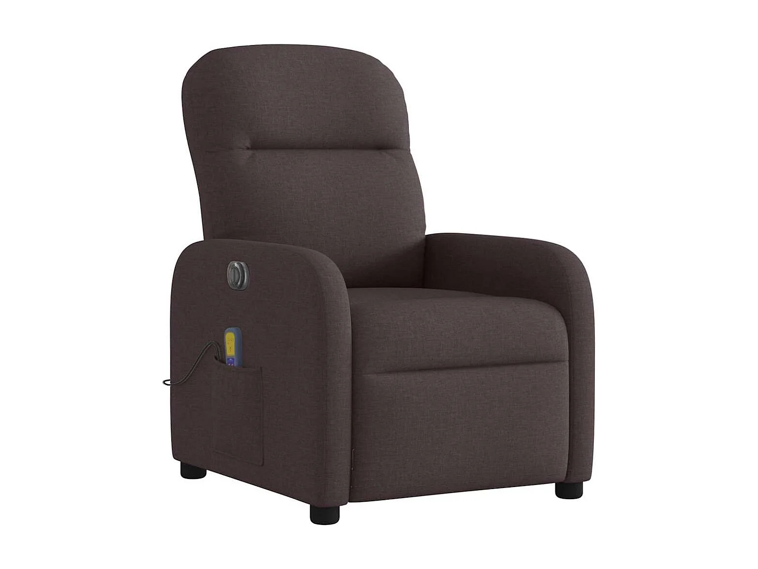Massagesessel Elektrisch | Relaxsessel indoor Dunkelbraun Stoff SHL45568