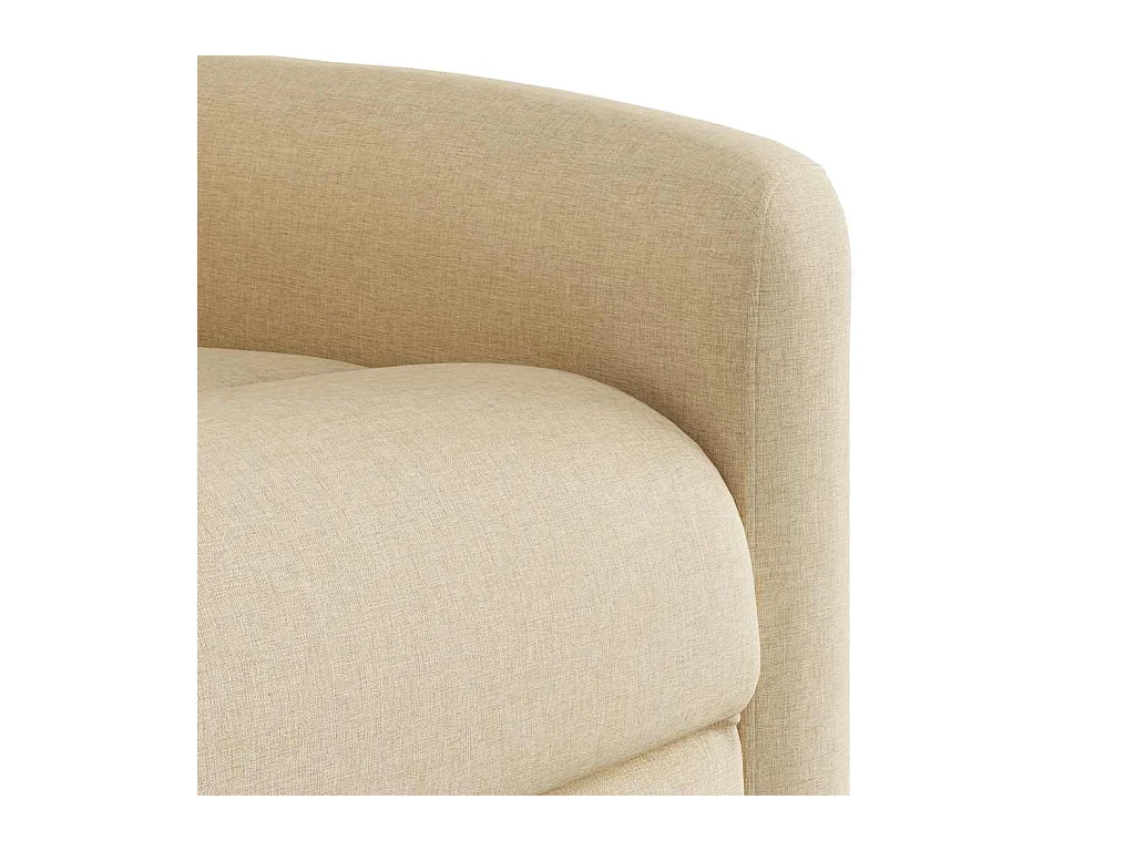 Sillón de relax | Sillón reclinable de tela crema SHL2284