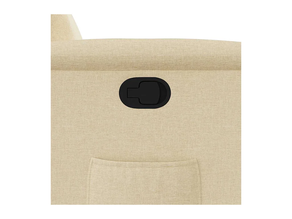 Sillón de relax | Sillón reclinable de tela crema SHL2284