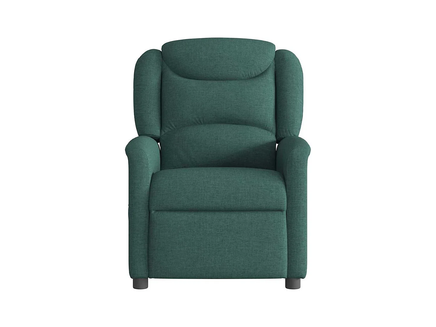 Sillón de relax | Silla | Sillón reclinable de tela verde oscuro SHL5839