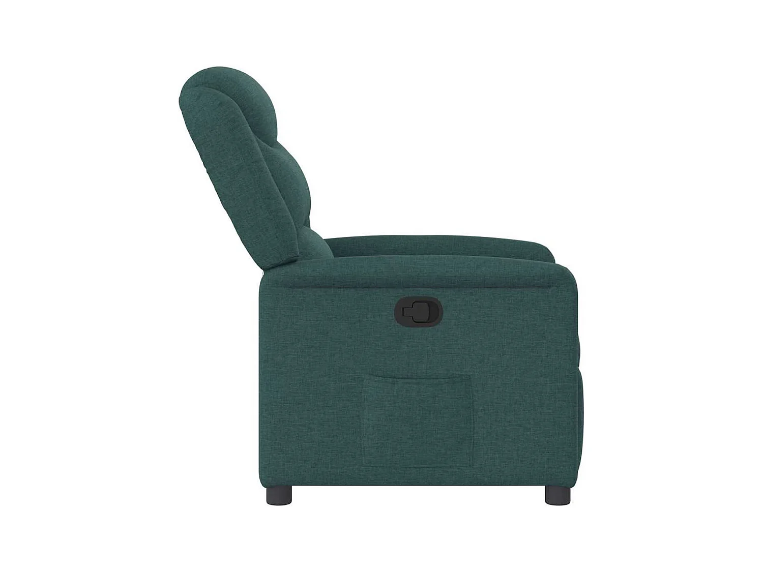 Sillón de relax | Silla | Sillón reclinable de tela verde oscuro SHL5839