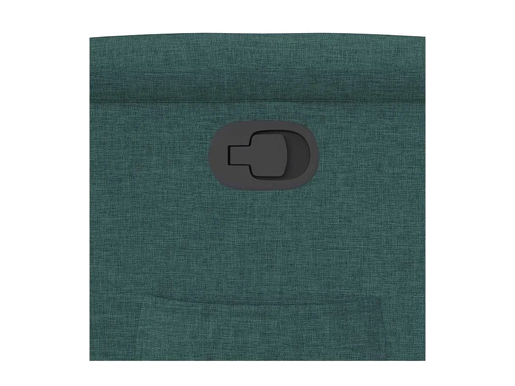Sillón de relax | Silla | Sillón reclinable de tela verde oscuro SHL5839