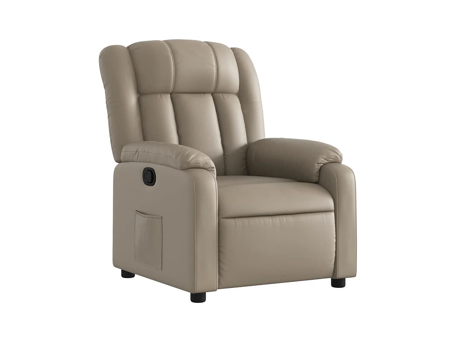 Sillón de relax | Sillón reclinable de cuero sintético color capuchino SHL8974