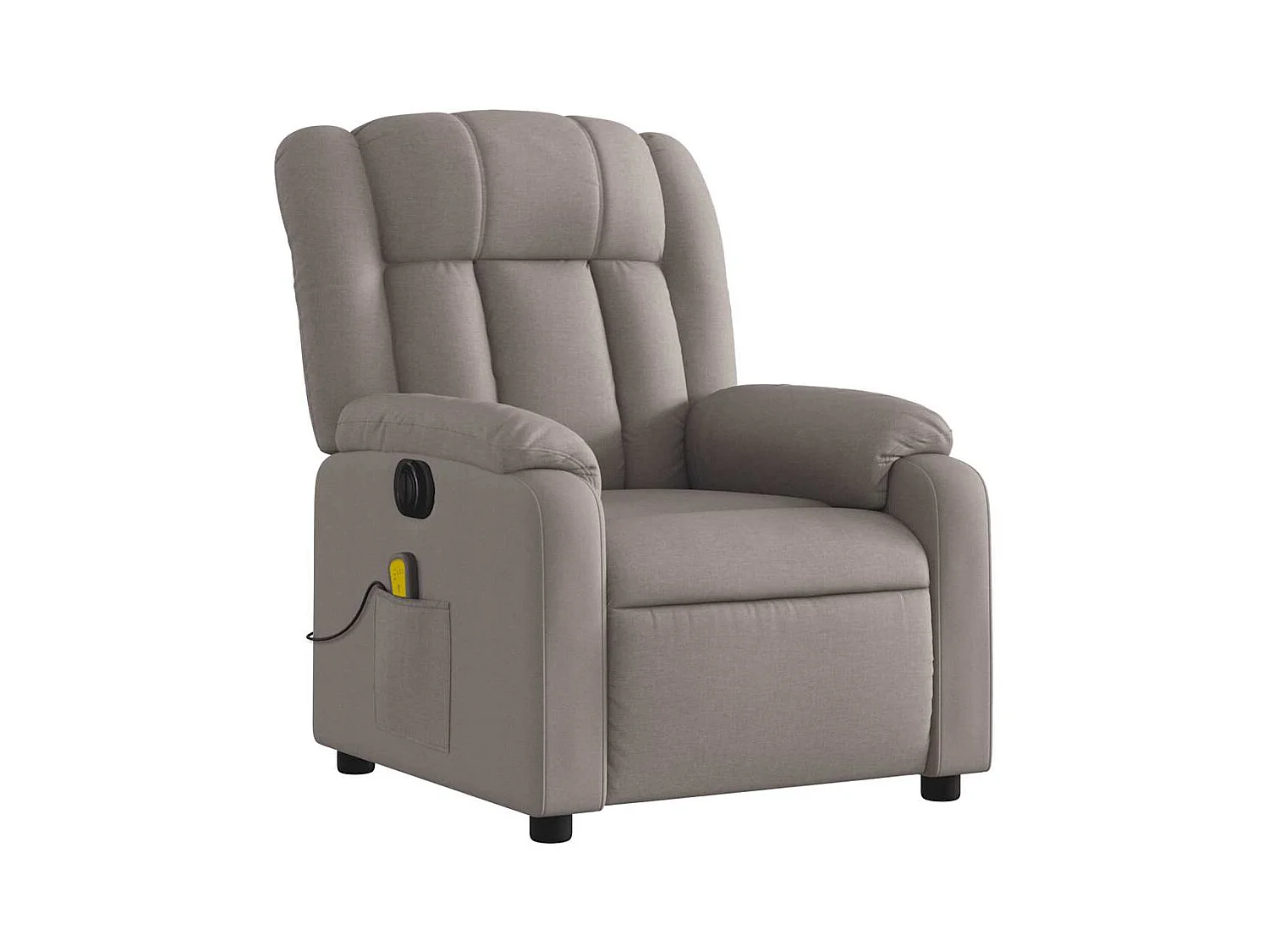 Sillón de relax | Sillón reclinable de masaje eléctrico tela gris taupe SHL8401