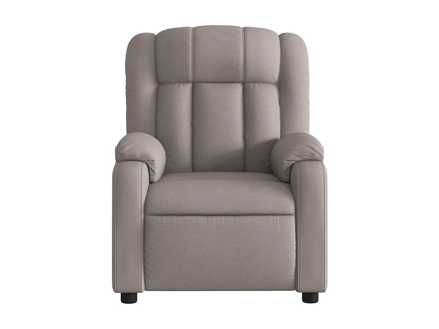Fauteuil inclinable électrique-Fauteuil de massage de Salon Taupe Tissu SHL2226