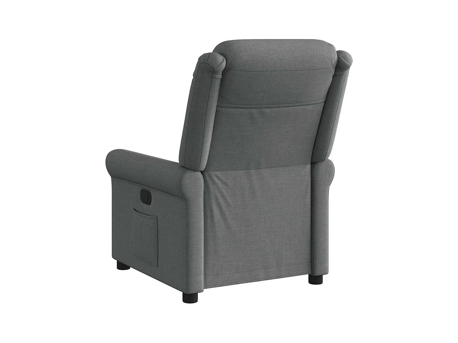 Poltrona Reclinável | Poltrona Confortável Relax tecido cinzento-escuro SHL222925