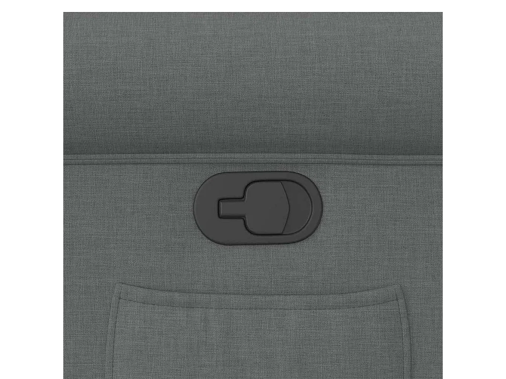 Poltrona Reclinável | Poltrona Confortável Relax tecido cinzento-escuro SHL222925