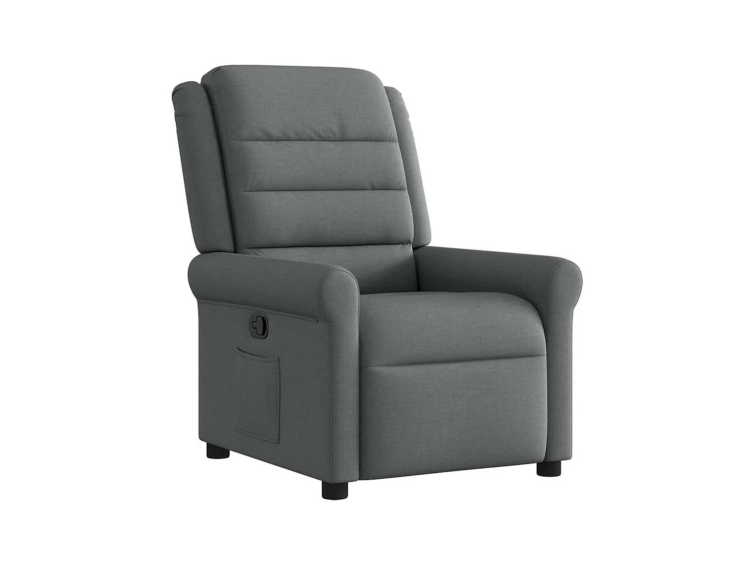 Sillón de relax | Sillón reclinable de tela gris oscuro SHL7854