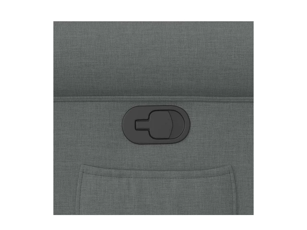 Sillón de relax | Sillón reclinable de tela gris oscuro SHL7854