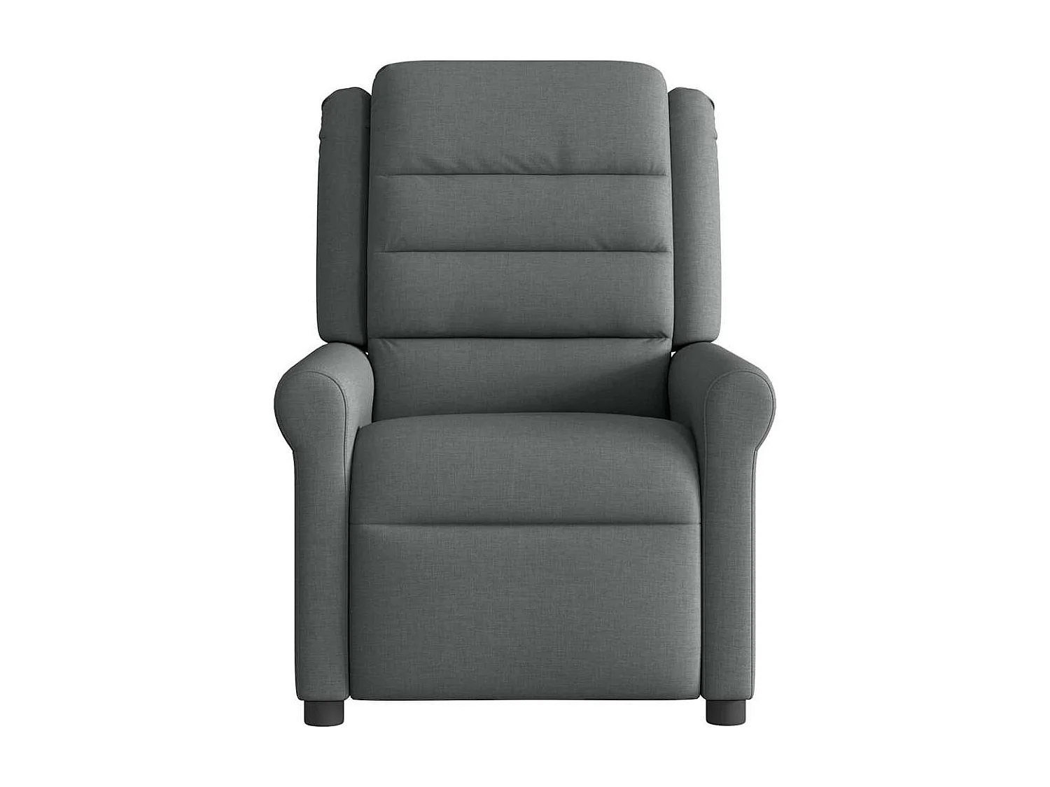 Fauteuil inclinable-Chaise de relax-Fauteuil TV Gris foncé Tissu SHL2654