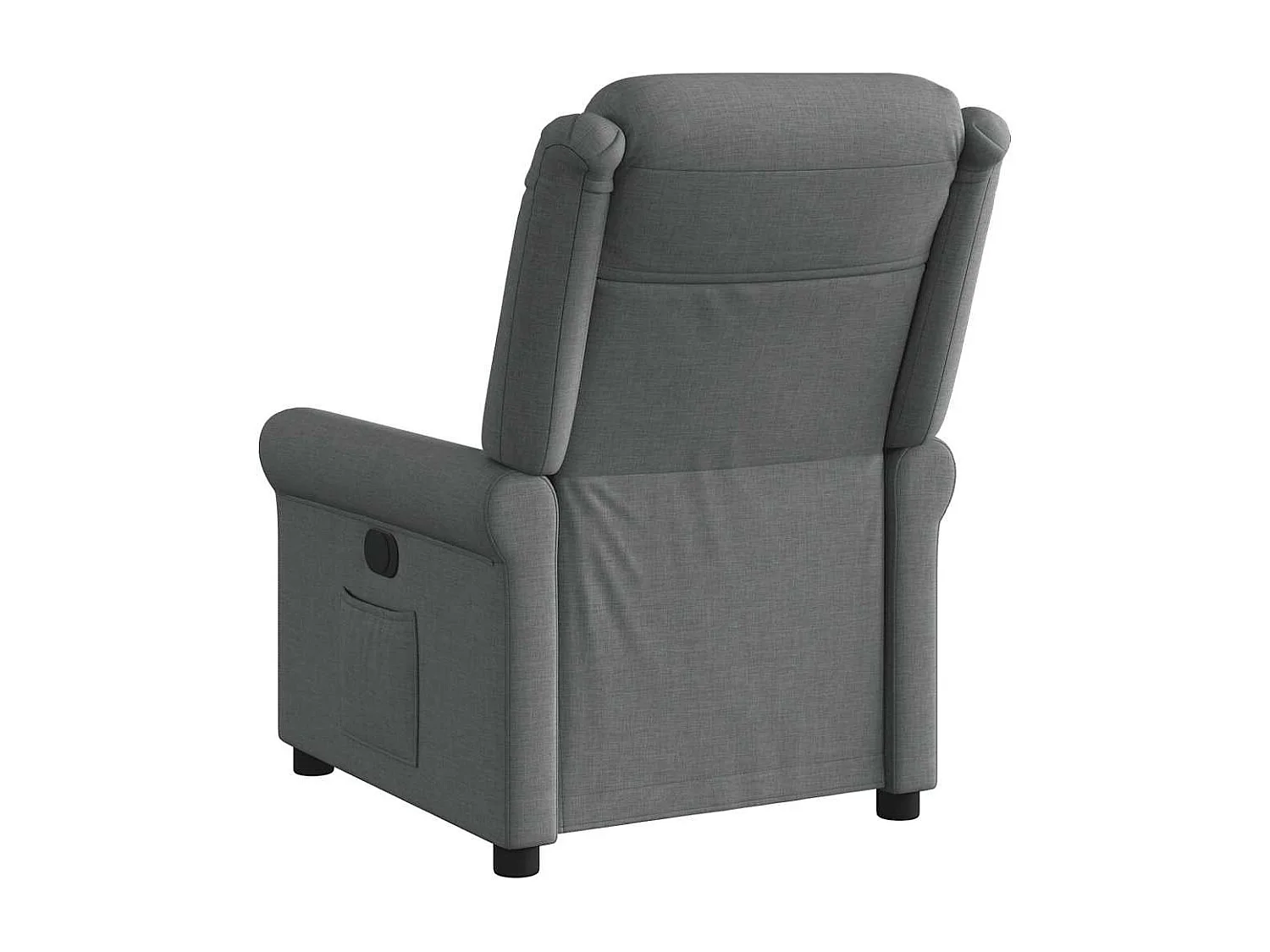 Fauteuil inclinable-Chaise de relax-Fauteuil TV Gris foncé Tissu SHL2654
