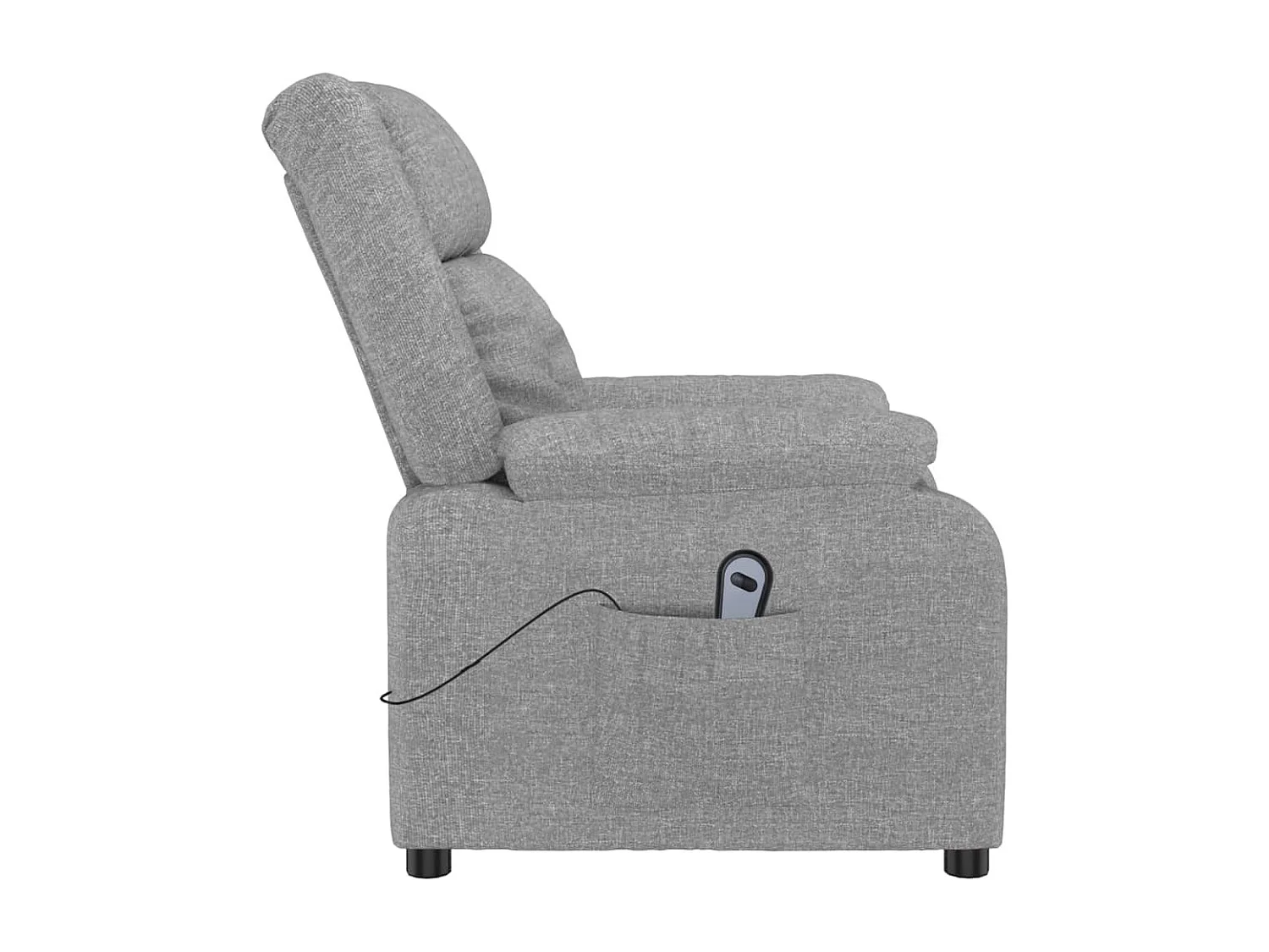 Sillón de relax | Silla | Sillón reclinable eléctrico tela gris claro SHL4841