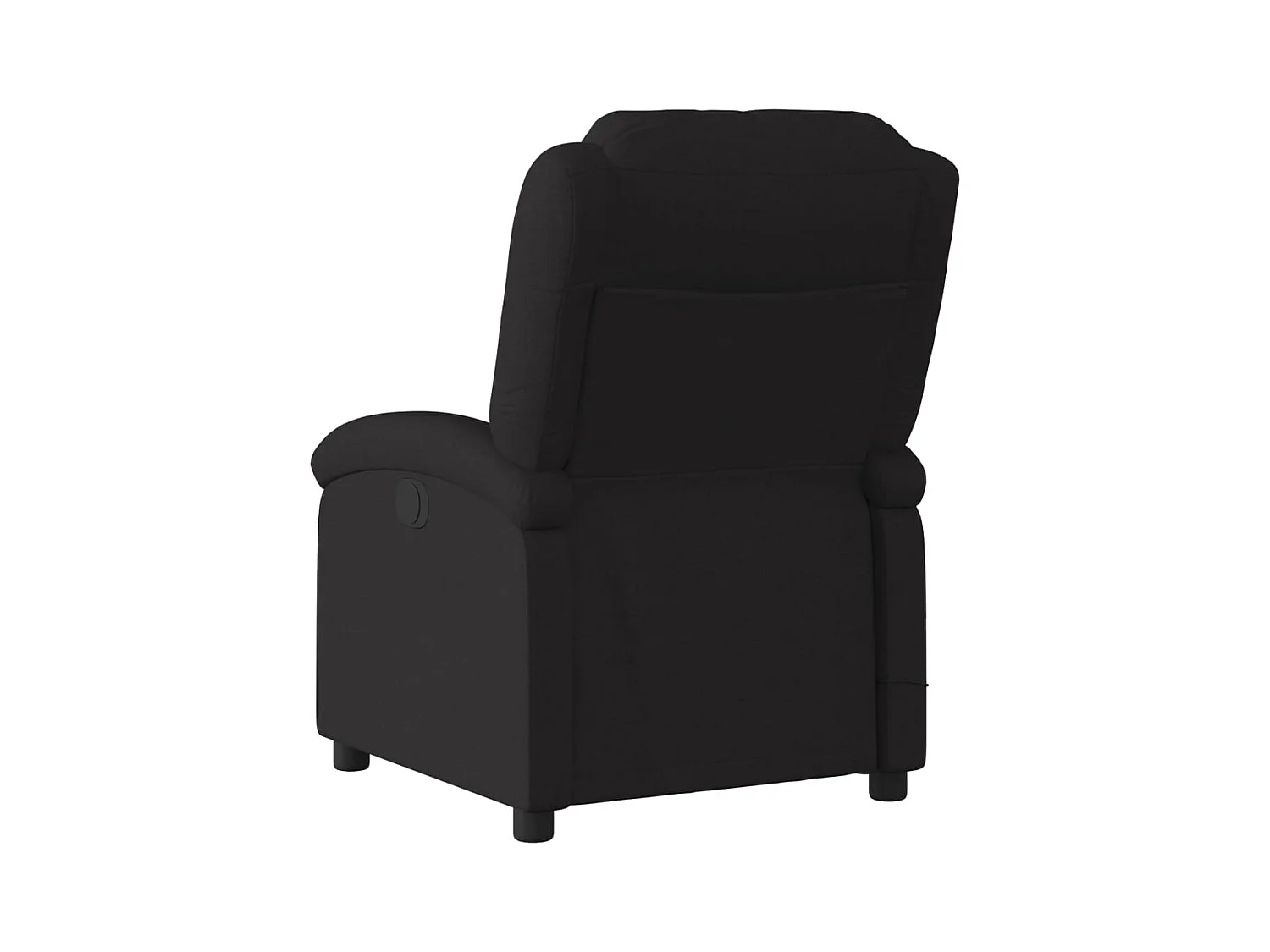 Fauteuil inclinable électrique-Fauteuil de massage pour Salon Noir Tissu SHL5165
