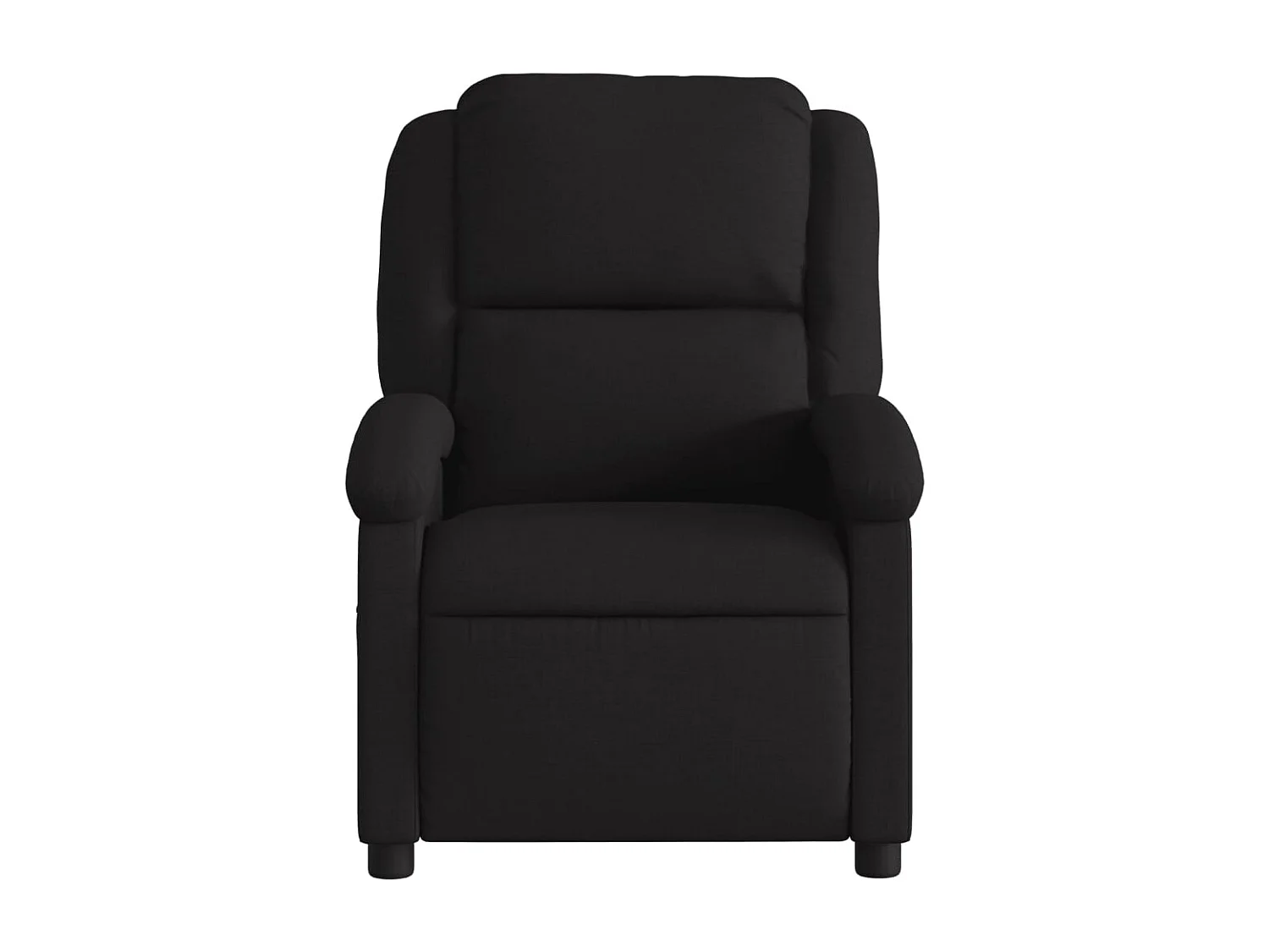 Fauteuil inclinable électrique-Fauteuil de massage pour Salon Noir Tissu SHL5165