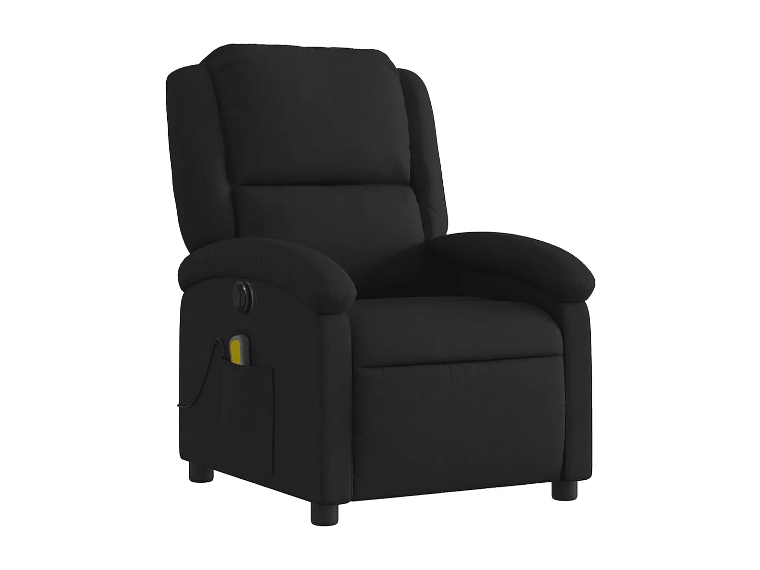 Massagesessel Elektrisch | Relaxsessel indoor Schwarz Stoff SHL11570