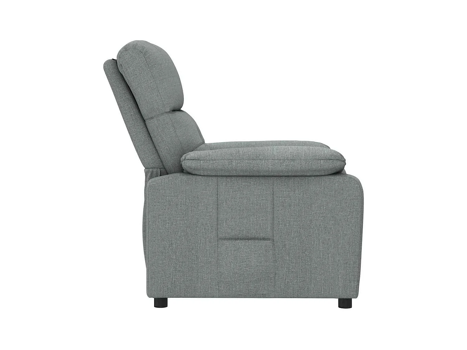Sillón de relax | Silla | Sillón reclinable de tela gris oscuro SHL3013