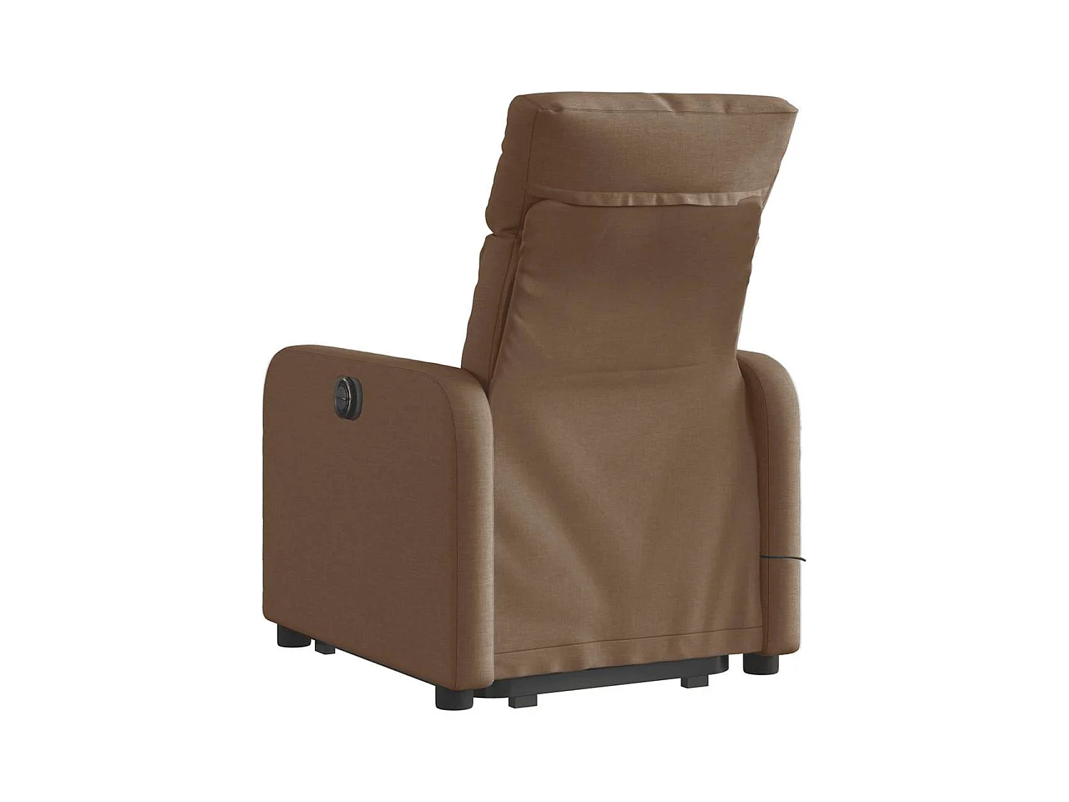 Fauteuil inclinable électrique-Chaise de relax-Fauteuil de Massage Marron Tissu SHL3659