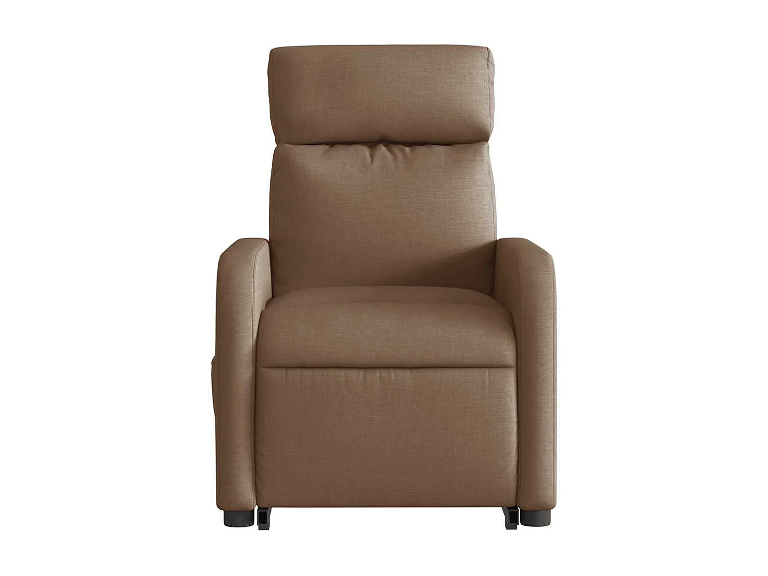Fauteuil inclinable électrique-Chaise de relax-Fauteuil de Massage Marron Tissu SHL3659