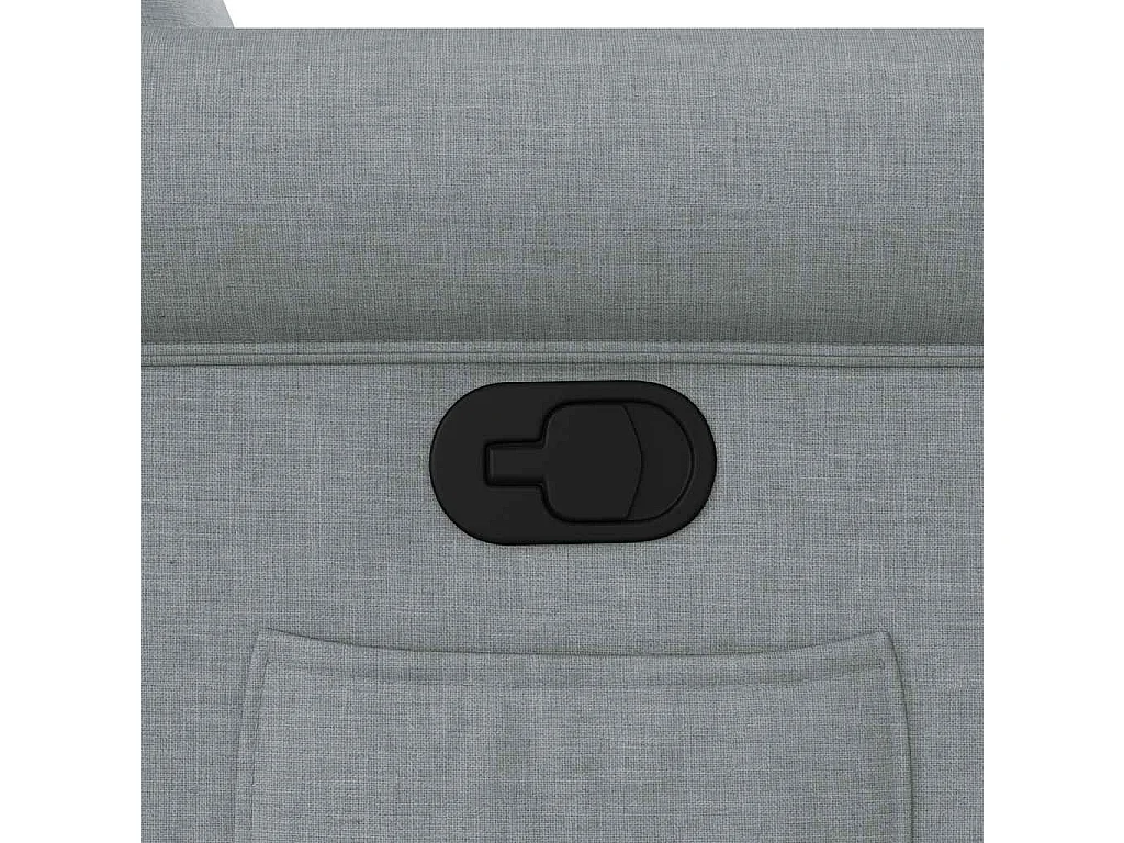 Relaxsessel | Lounge Sessel für Wohnzimmer Hellgrau Stoff SHL86404