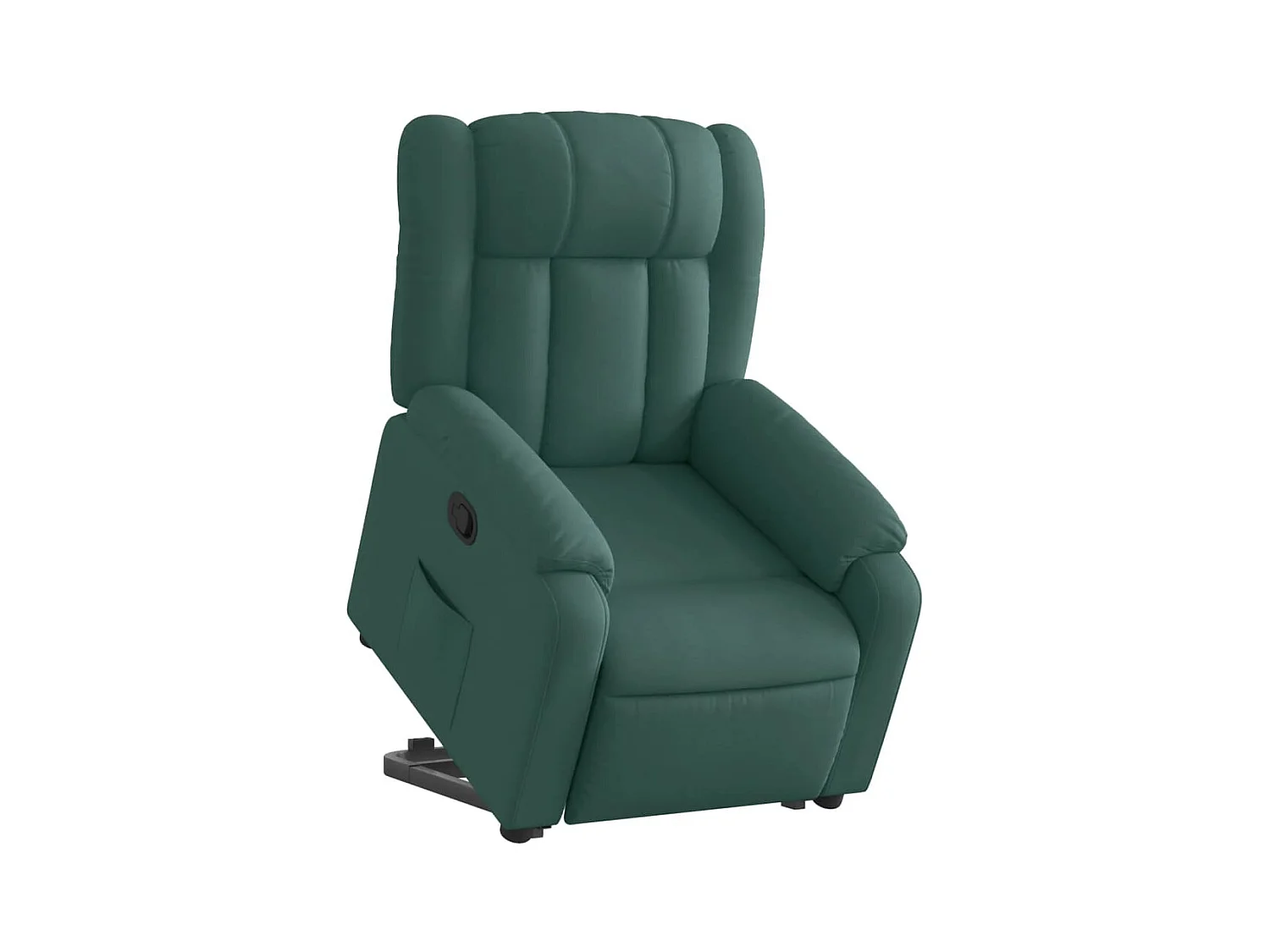 Sillón de relax | Silla | Sillón reclinable elevable tela verde oscuro SHL7074