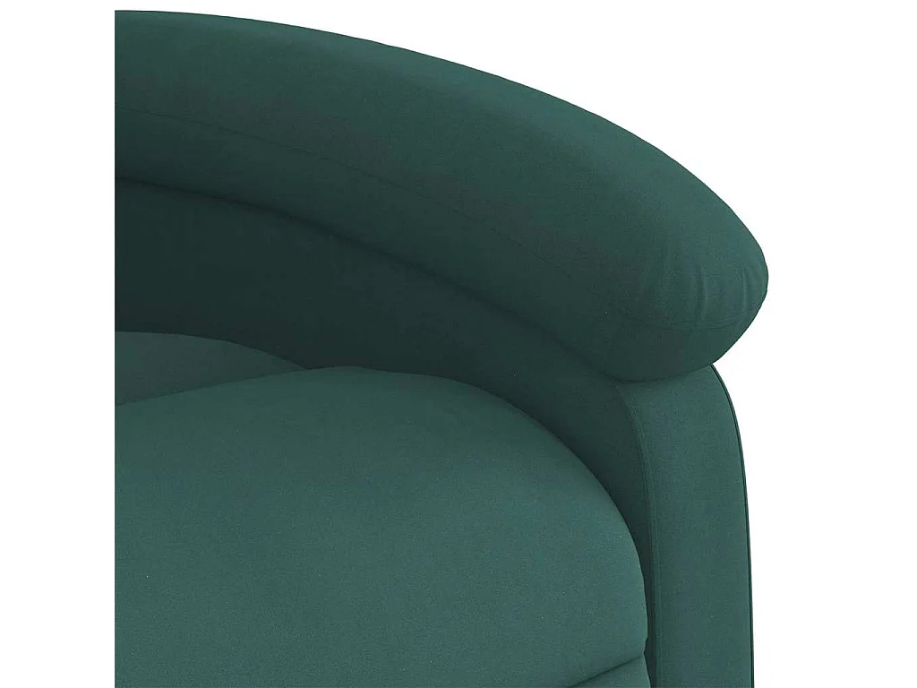 Sillón de salón | Silla | Sillón de masaje reclinable de terciopelo verde oscuro SHL7626