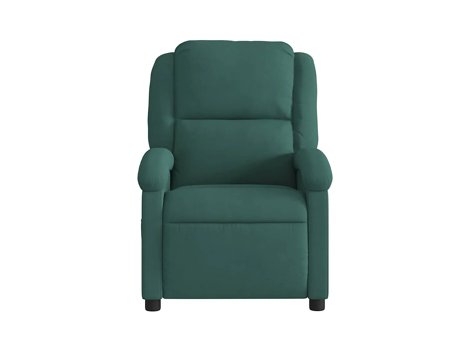 Sillón de salón | Silla | Sillón de masaje reclinable de terciopelo verde oscuro SHL7626