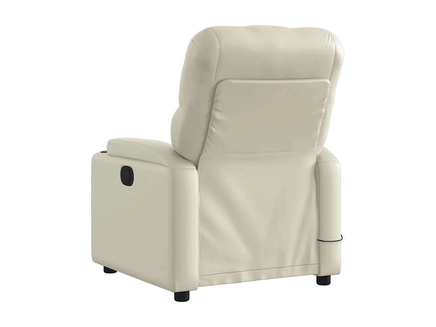 Massagesessel | Relaxsessel Creme Kunstleder SHL9918