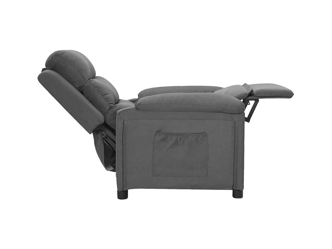 Sillón de relax | Sillón reclinable de tela gris claro SHL2258