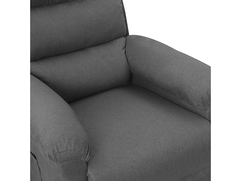 Relaxsessel | Lounge Sessel für Wohnzimmer Hellgrau Stoff SHL88780