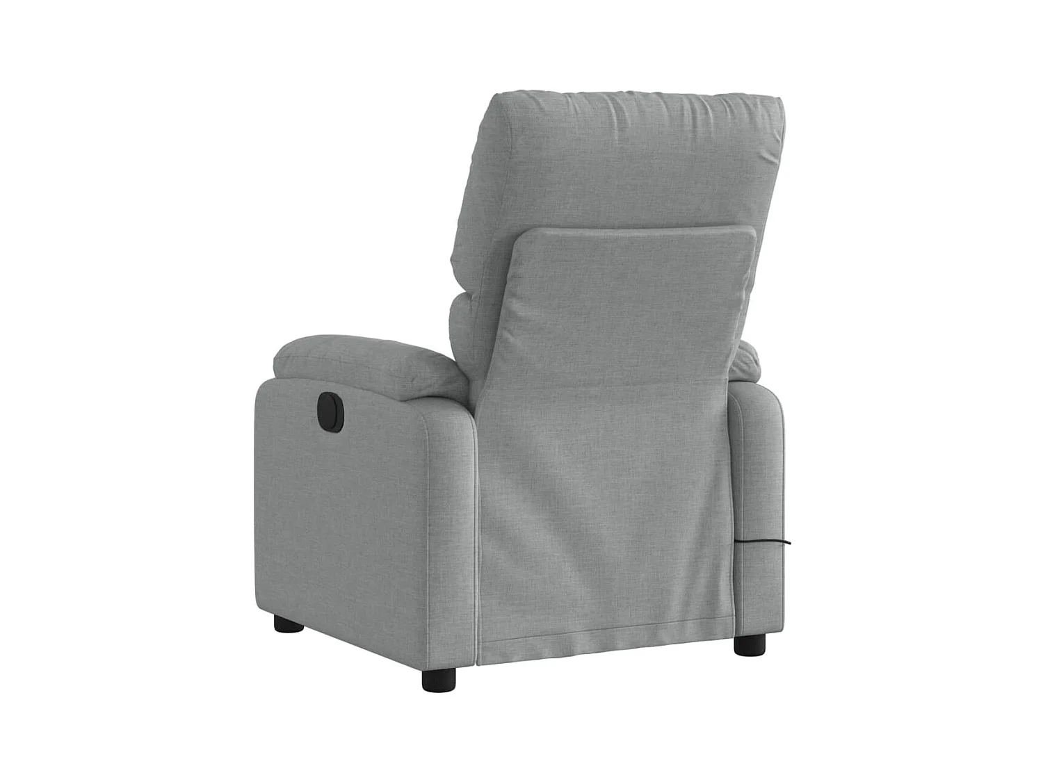 Fauteuil inclinable-Chaise de relax-Fauteuil de Massage gris clair tissu SHL4908