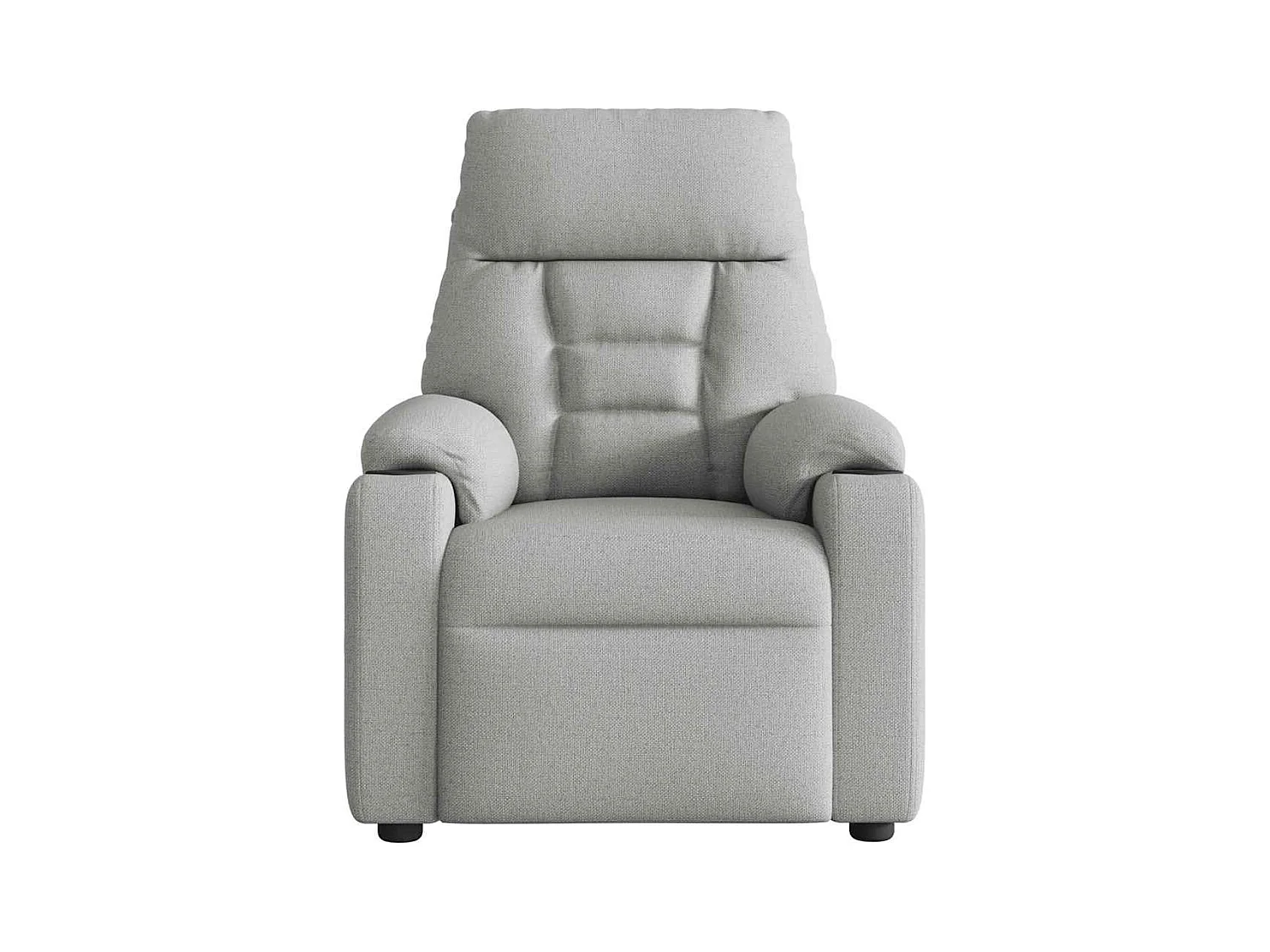 Sillón de relax | Sillón reclinable de masaje eléctrico tela gris nube SHL5190