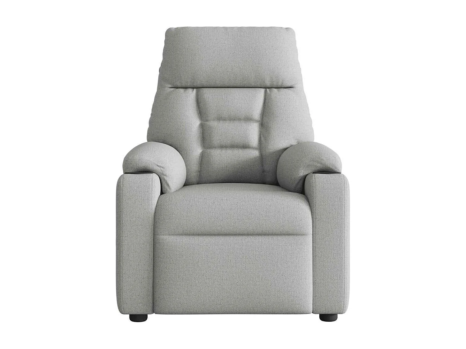 Massagestoel | Relaxstoel elektrisch verstelbaar stof wolk grijs