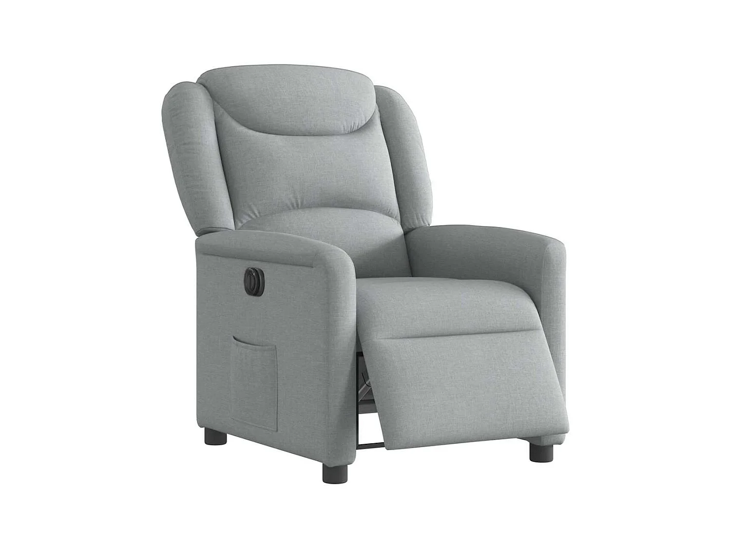 Sillón de relax | Silla | Sillón reclinable eléctrico tela gris claro SHL3896