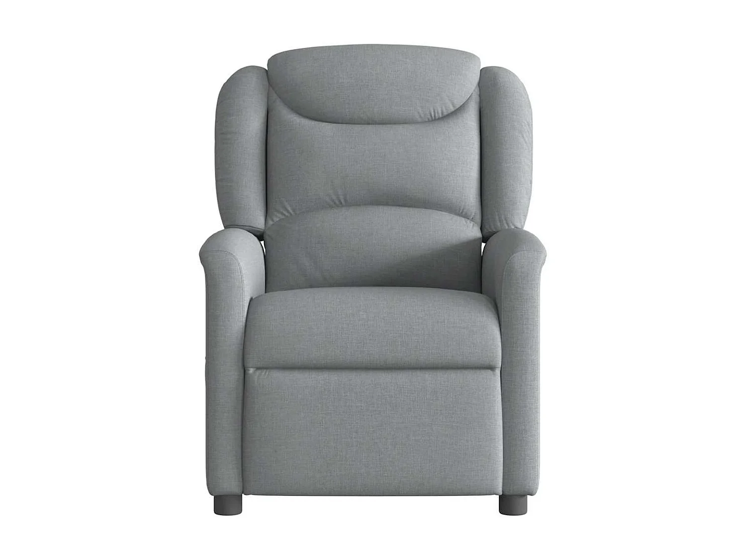 Relaxsessel Elektrisch | Lounge Sessel indoor Hellgrau Stoff SHL3790