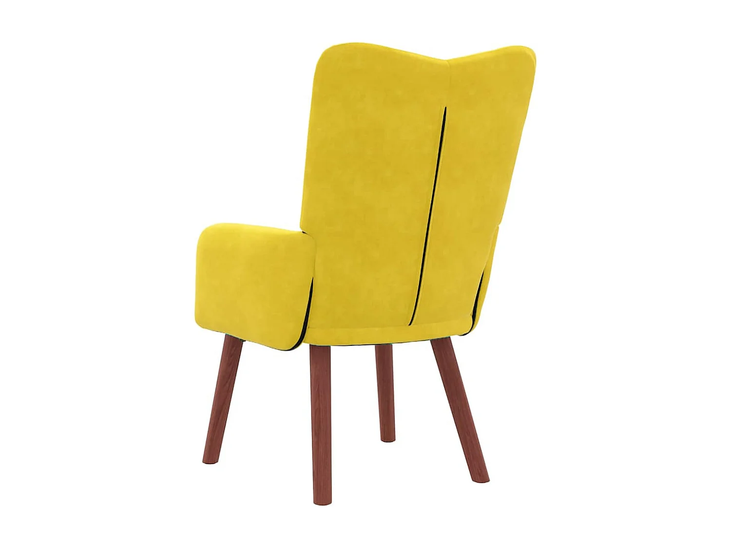 Fauteuil Salon-Chaise de relax Jaune 63x67x94 cm Velours SHL1908