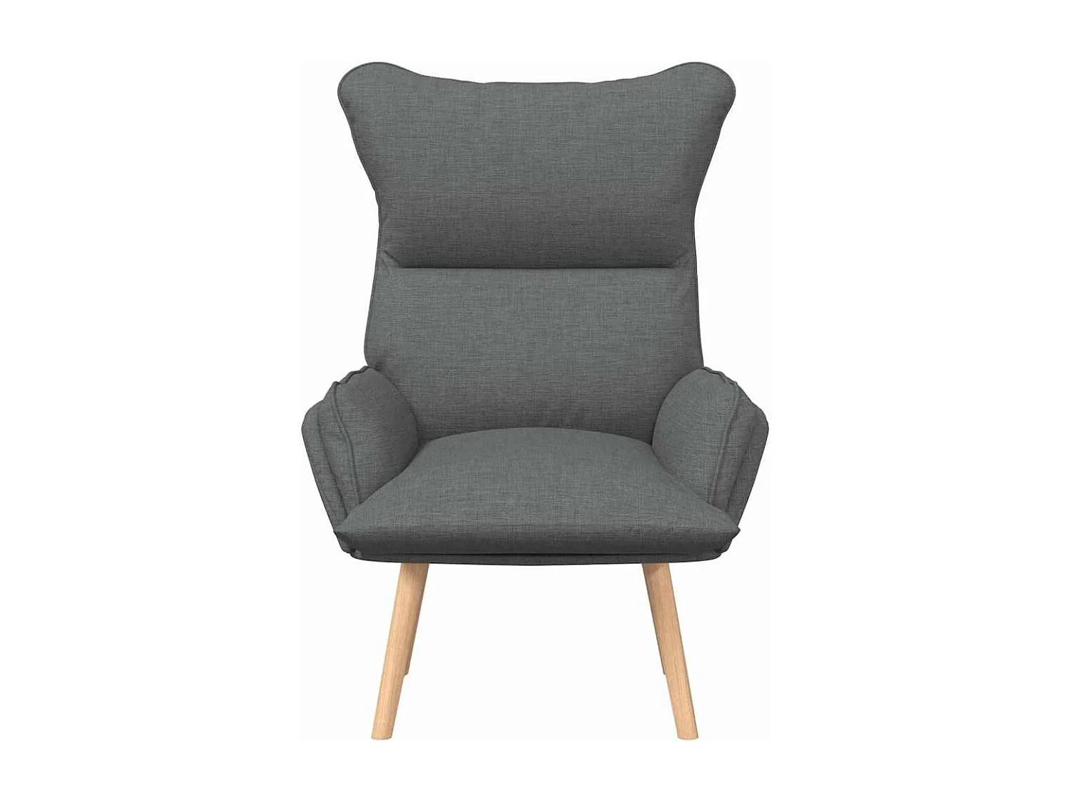 Fauteuil Salon-Chaise de relax Gris foncé 69x74x93 cm tissu SHL1501