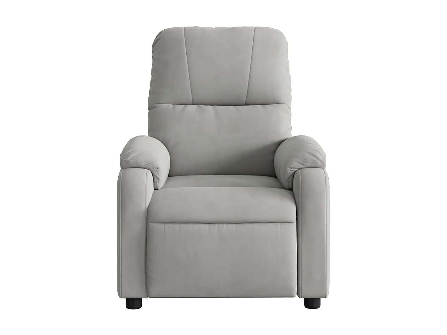 Sillón de relax | Silla | Sillón reclinable tela de microfibra gris claro SHL4121