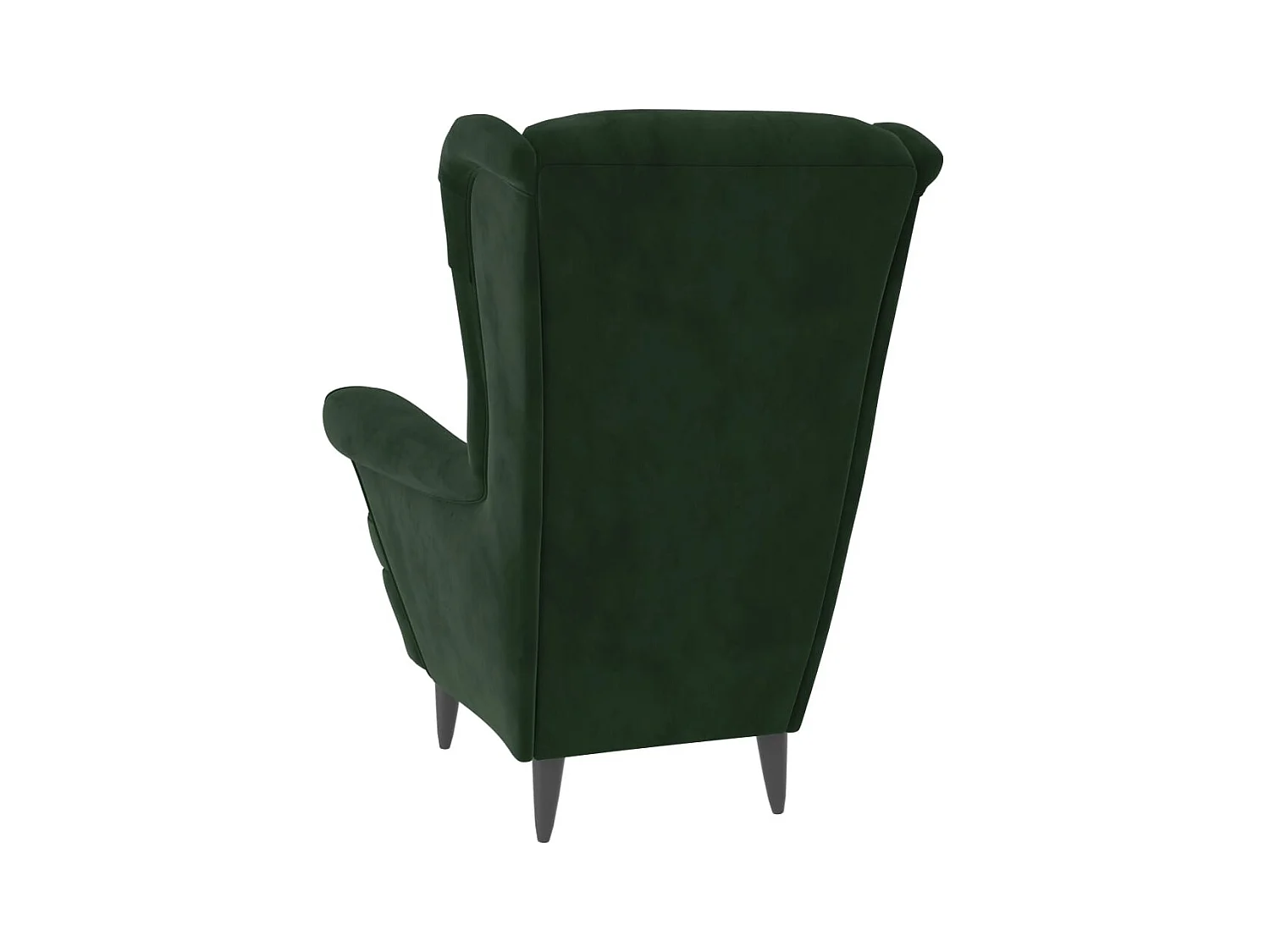 Sillón de salón | Silla de relax | Sillón de terciopelo verde oscuro SHL9309