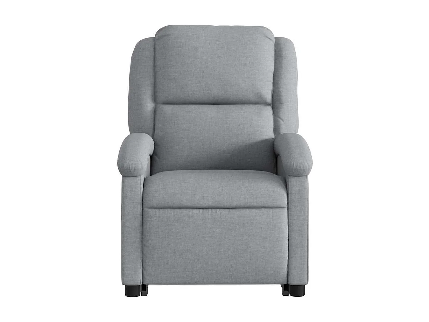 Fauteuil inclinable-Chaise de relax-Fauteuil de Massage Gris clair Tissu SHL2063