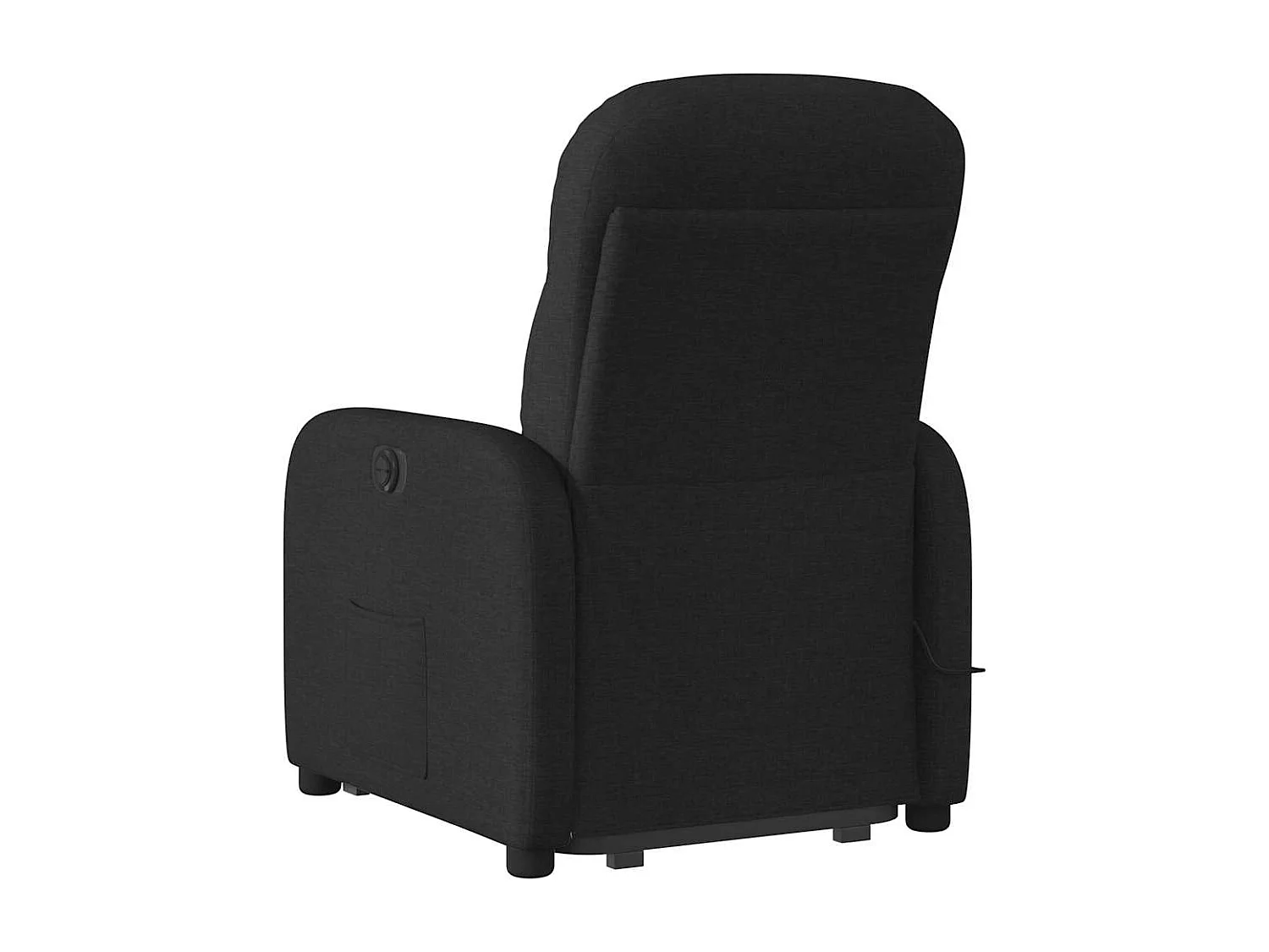 Fauteuil inclinable électrique-Chaise de relax-Fauteuil de Massage Noir Tissu SHL1795