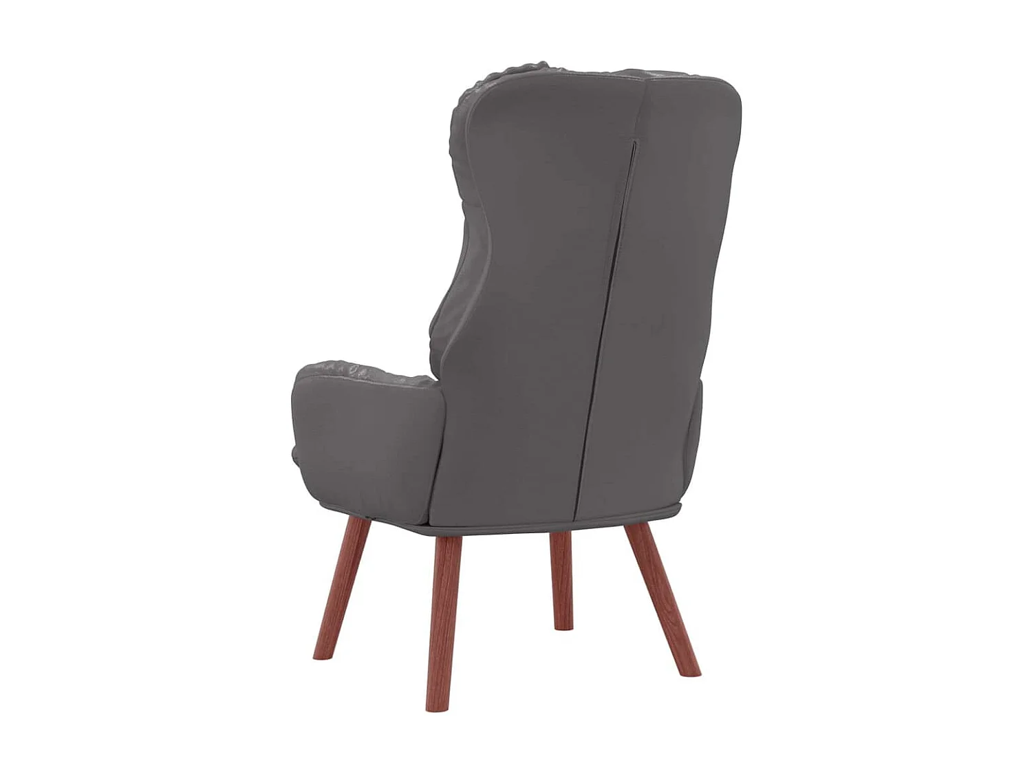 Relaxsessel | Lounge Sessel für Wohnzimmer Grau 69x74x93 cm Kunstleder SHL72185